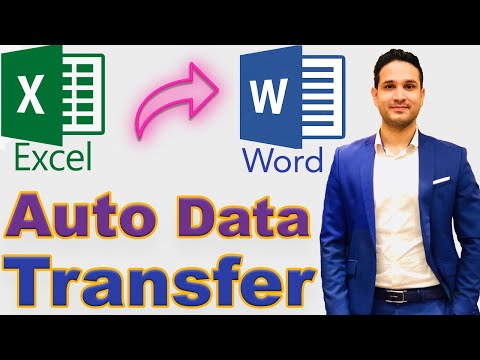 Excel to Word Auto Data Transfer