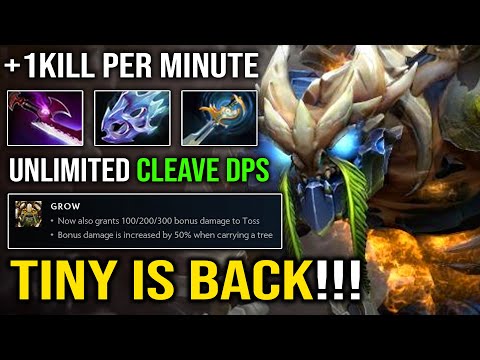 TINY CARRY IS BACK IN 7.31 Unlimited Tree Cleave DPS Instant Delete 100% Zero Mercy EZ GG Dota 2