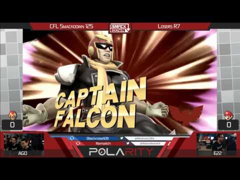 CFL Smackdown 125 WiiU - AGO (Falcon) vs E22 (Pit) - Losers R7