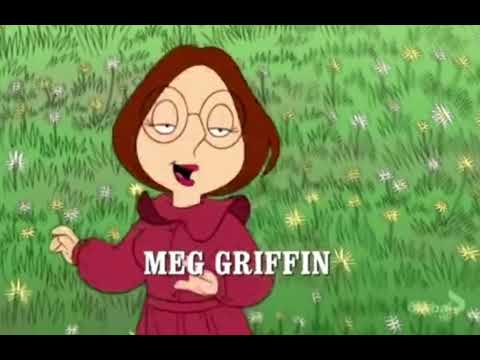 Meg, Chris, and Stewie frolicking in a field