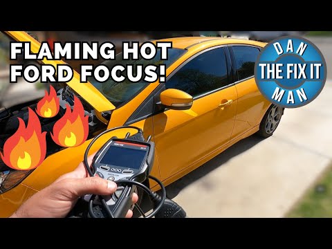 2013 Ford Focus ST Overheating Problem! - Radiator Fan Not Coming On! Fan Control Module Innova 5610