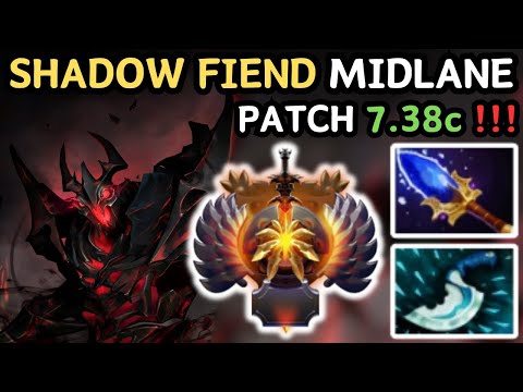 🔥 Match MVP IMMORTAL SHADOW FIEND Midlane Gameplay Patch 7.38c  🔥 Shadow Fiend Perspective - Dota 2