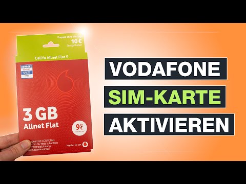 Activate & register your Vodafone SIM card | CallYa Digital Prepaid | Allnet Flat S - Testventure