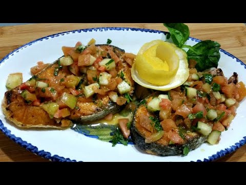 TRANCI DI SALMONE ALLA SICILIANA