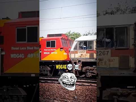 💀💥 WDG-4G vs WDG-4 – Indian Railways Diesel Giants in Action!