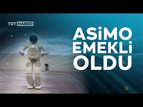 Robot Asimo son kez sahnedeydi
