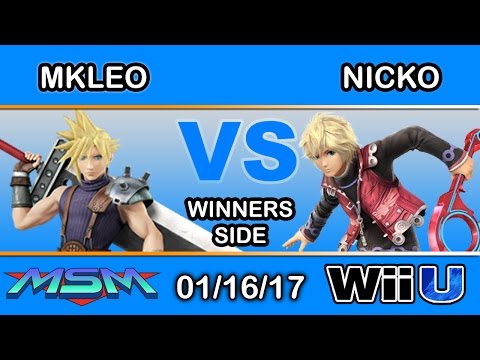 MSM 81 - Echo Fox | MkLeo (Cloud) Vs. 2S FAD | Nicko (Shulk) Winners Side - Smash Wii U