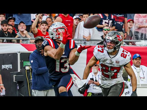 Every Mack Hollins Catch From 106-Yard Game in Win vs. Buccaneers | New England Patriots Week 10