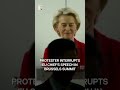 Brussels: EU Chief Heckled By Pro-Palestinian Protester | Subscribe to Firstpost
