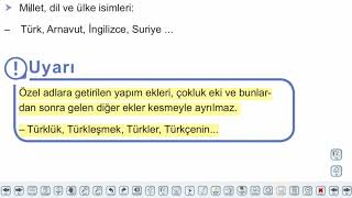Eğitim Vadisi TYT Türkçe 11.Föy Yazım Kuralları - 1 Konu Anlatım Videoları