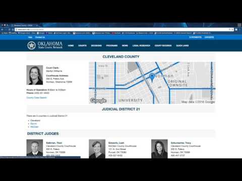 Tutorial #1- OSCN docket searches
