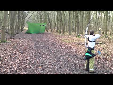 Denzel Pleiter tijdens 3d in lelystad