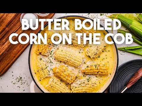 Butter Boiled Corn on the Cob
