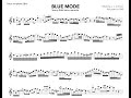 Blue Mode - Sonny Stitt tenor saxophone solo