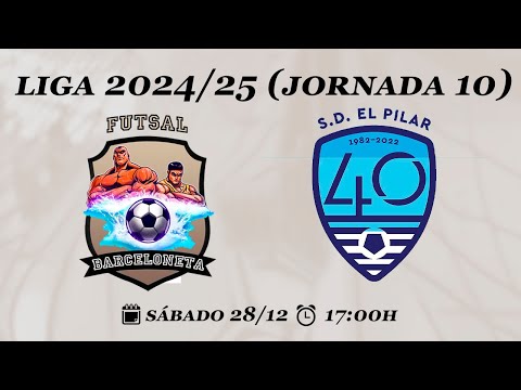 Barceloneta Futsal - El Pilar Valencia Futbol Sala (Temporada 2024-25 - Jornada 10)