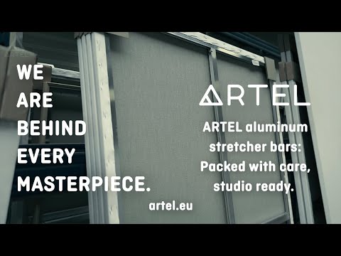 ARTEL aluminum stretcher bars: Packed with care, delivered quickly, easy to assemble.