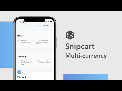 Snipcart Tutorial -  Multi-currency