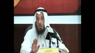 الشيخ عثمان الخميس شخص مات أبوه وهو يشرك بالله