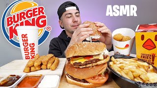 Download lagu ASMR It's Been A While Burger King Whopper   Poutine   Chicken Fries | Real Eating Sounds mp3