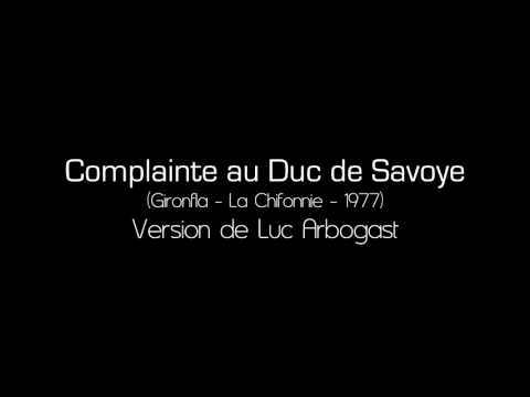 Complainte au Duc de Savoye