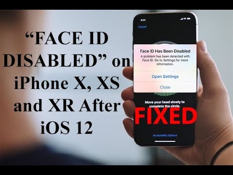 “Face ID Disabled” on iPhone X, XS, XS Max and XR After iOS 12? Here’s the Fix