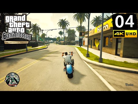 GTA San Andreas Definitive Edition Gameplay Walkthrough Part 4 - PC 4K 60FPS No Commentary