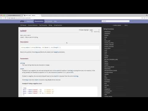 PHP Basics Finding PHP functions 32 35