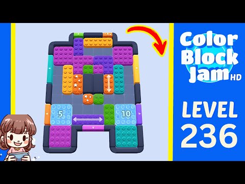 Color Block Jam Level 236 Solution Walkthrough