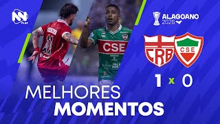 Melhores momentos - CRB 1 x 0 CSE - Campeonato Alagoano 2026 - 10/01/2026