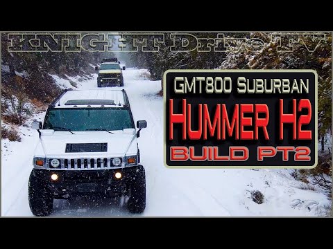 H2 Hummer Overland Project PT2 | Full lockers Snow Test