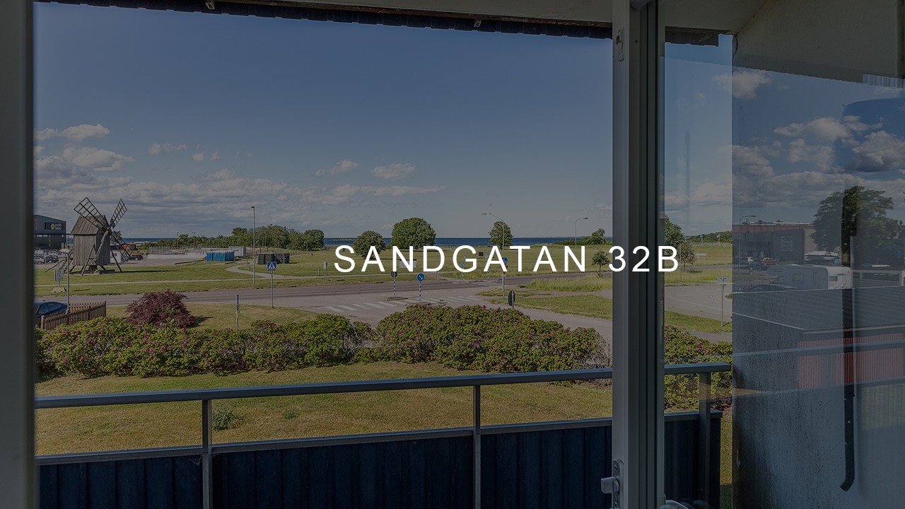 1.5 rum Lägenhet på Sandgatan 32B Borgholm Borgholms kommun - video