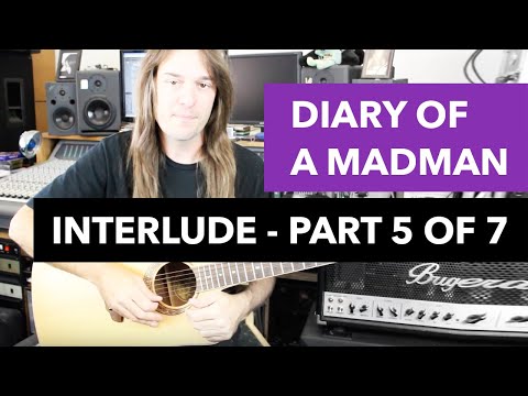 Diary Of A Madman - Interlude - Guitar Lesson - Ozzy Osbourne, Lesson 5 of 7