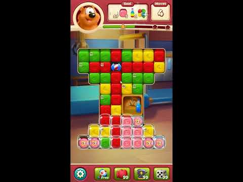 Toon Blast Level 8454 - NO BOOSTERS 🐻🐺🐱 | SKILLGAMING ✔️