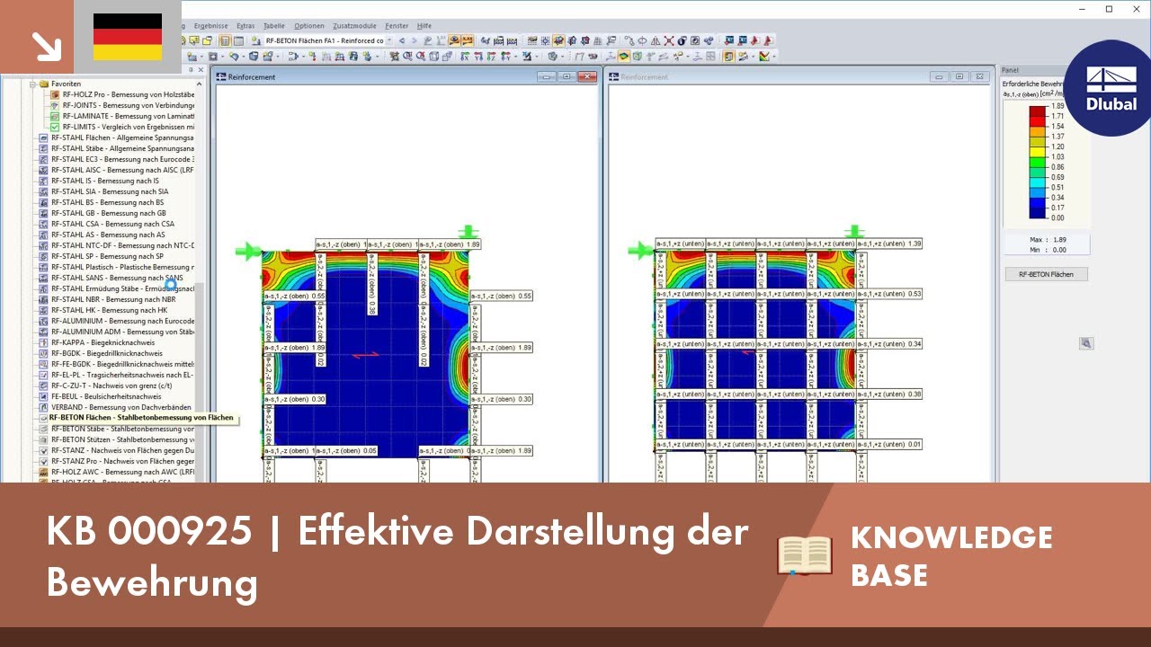 KB 000925 | Effektive Darstellung der Bewehrung