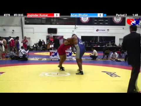 Schultz MFS 120 KG Champ. Round 1: Joginder Kumar (India) vs. Arjan Bhullar (Canada)
