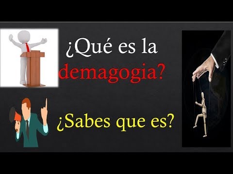 La demagogia, Que es??