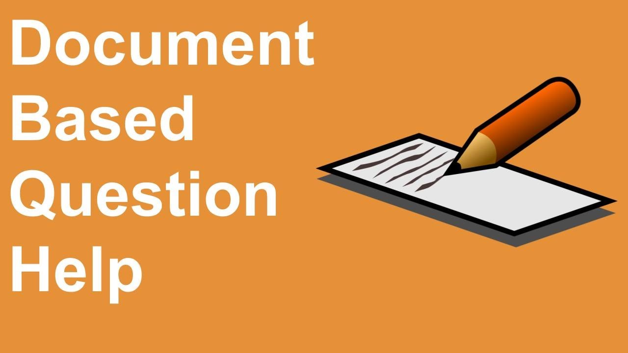HOW TO ANSWER A DOCUMENT BASED QUESTION