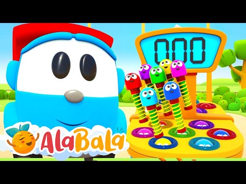 👉 Camionul Leo construiește o JUCĂRIE | Desene animate pentru Copii AlaBaLa