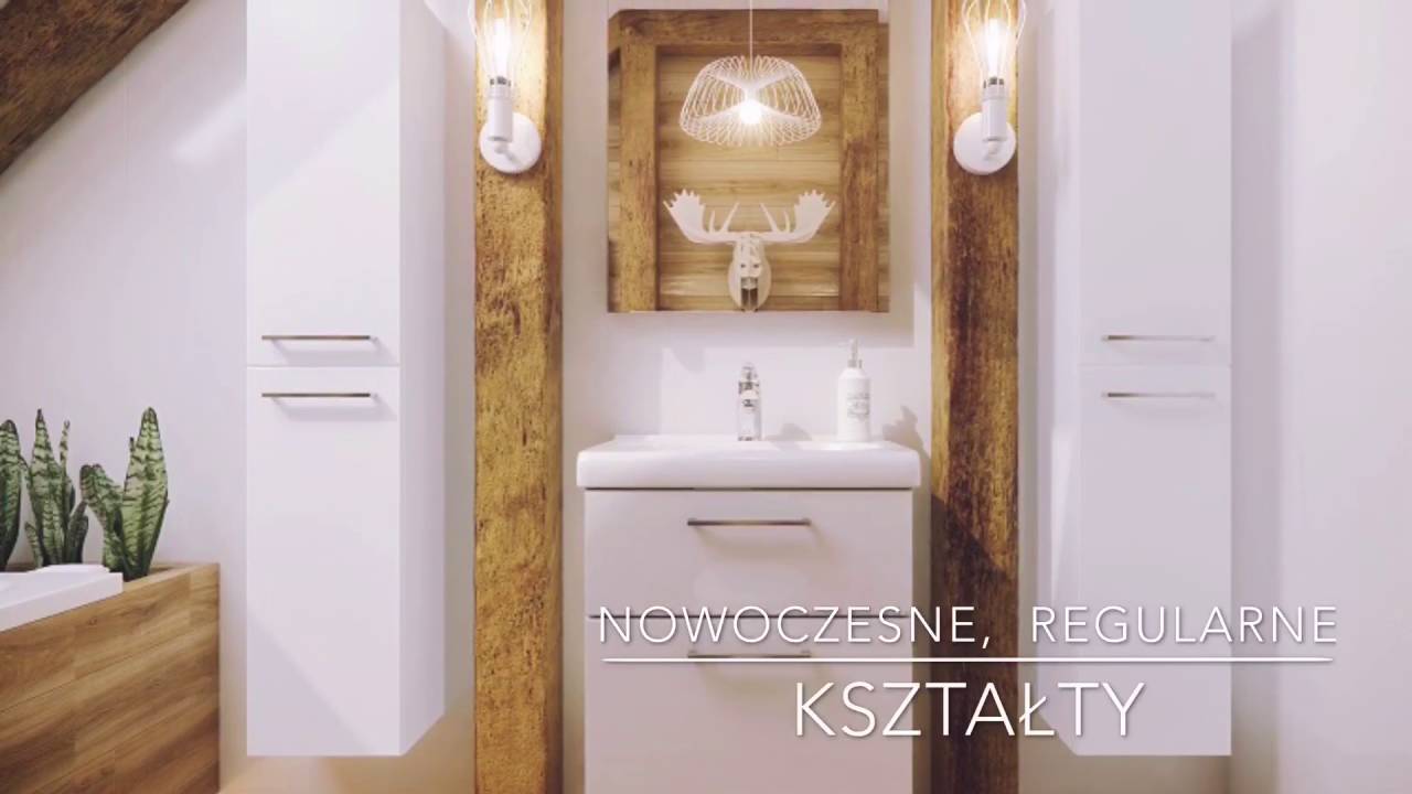 Kolekcja mebli łazienkowych - Latte