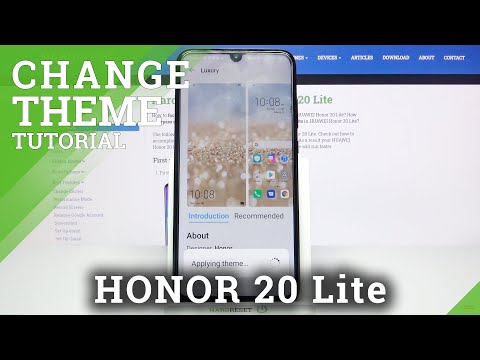 How to Change Device Theme in Honor 20 Lite?