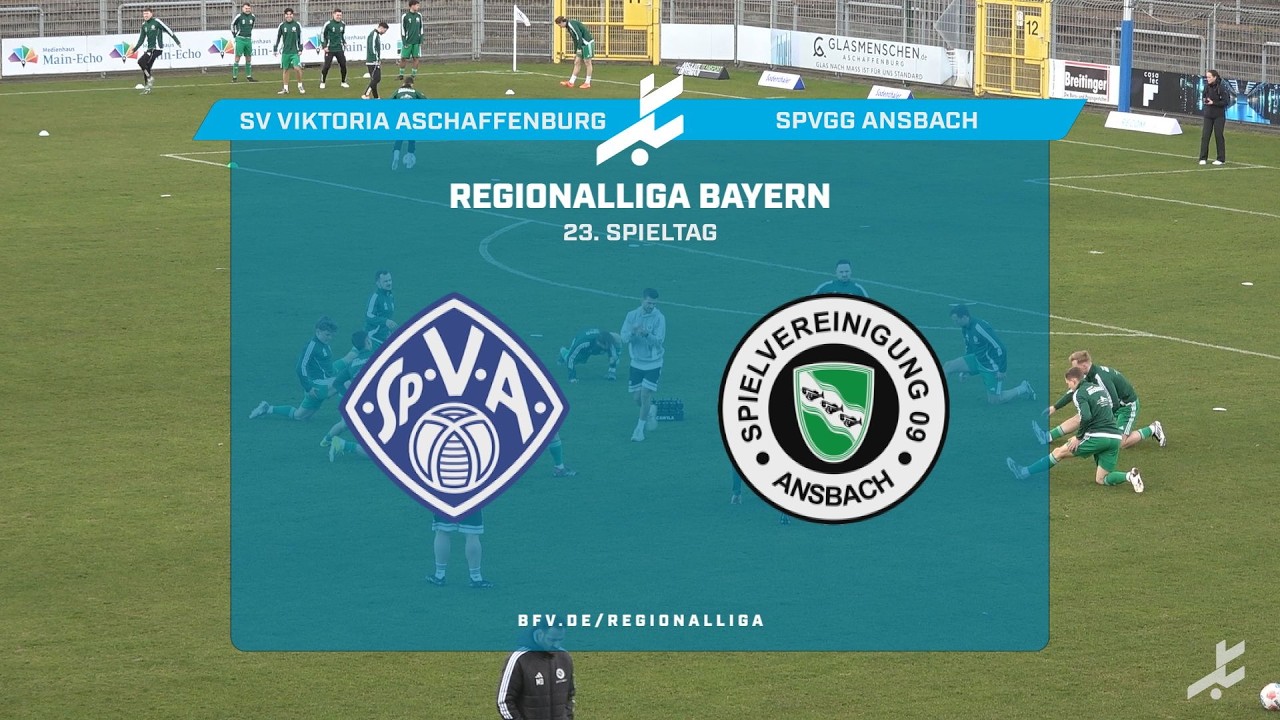 SV Viktoria Aschaffenburg vs SpVgg Ansbach Highlights