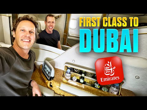 Kaviar, Dom Pérignon – fünf Stunden lang ein maßloser Luxus. Emirates First Class