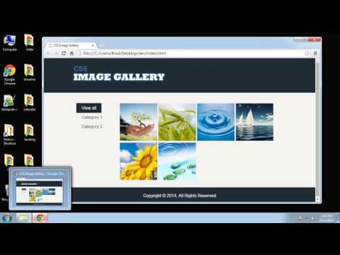 Learn to make a functional CSS3 image gallery Part 2