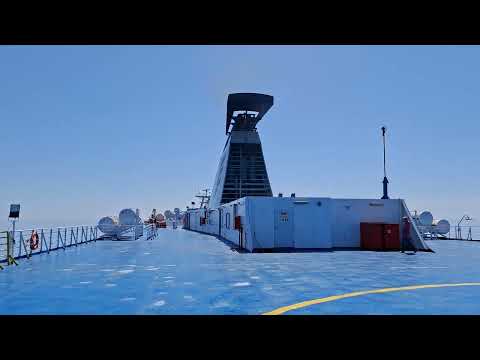 Fähre von Genua nach Palermo - Auf hoher See (04.04.2025)