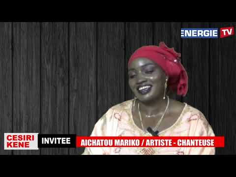 CESIRI KENE AVEC L'ARTISTE AICHA MARIKO