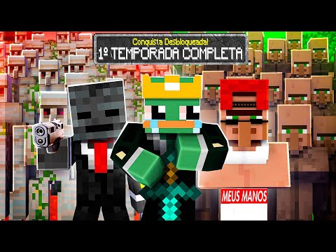 SOBREVIVI 100 DIAS NO HARDCORE NA ILHA DO GROX: O FILME! (DUBLADO) | DESAFIO MINECRAFT