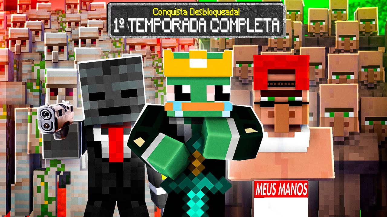 SOBREVIVI 100 DIAS NO HARDCORE NA ILHA DO GROX: O FILME! (DUBLADO) | DESAFIO MINECRAFT