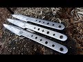 The Most EXPENSIVE Throwing Knives In The World Big Throwing Test