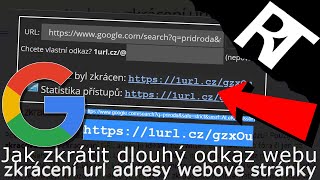 Jak zkrátit dlouhý odkaz na web - zkrácení url adresy (tutorial)