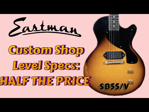 2022 Eastman SB55/V - Antique Sunburst W/Original Case image 15